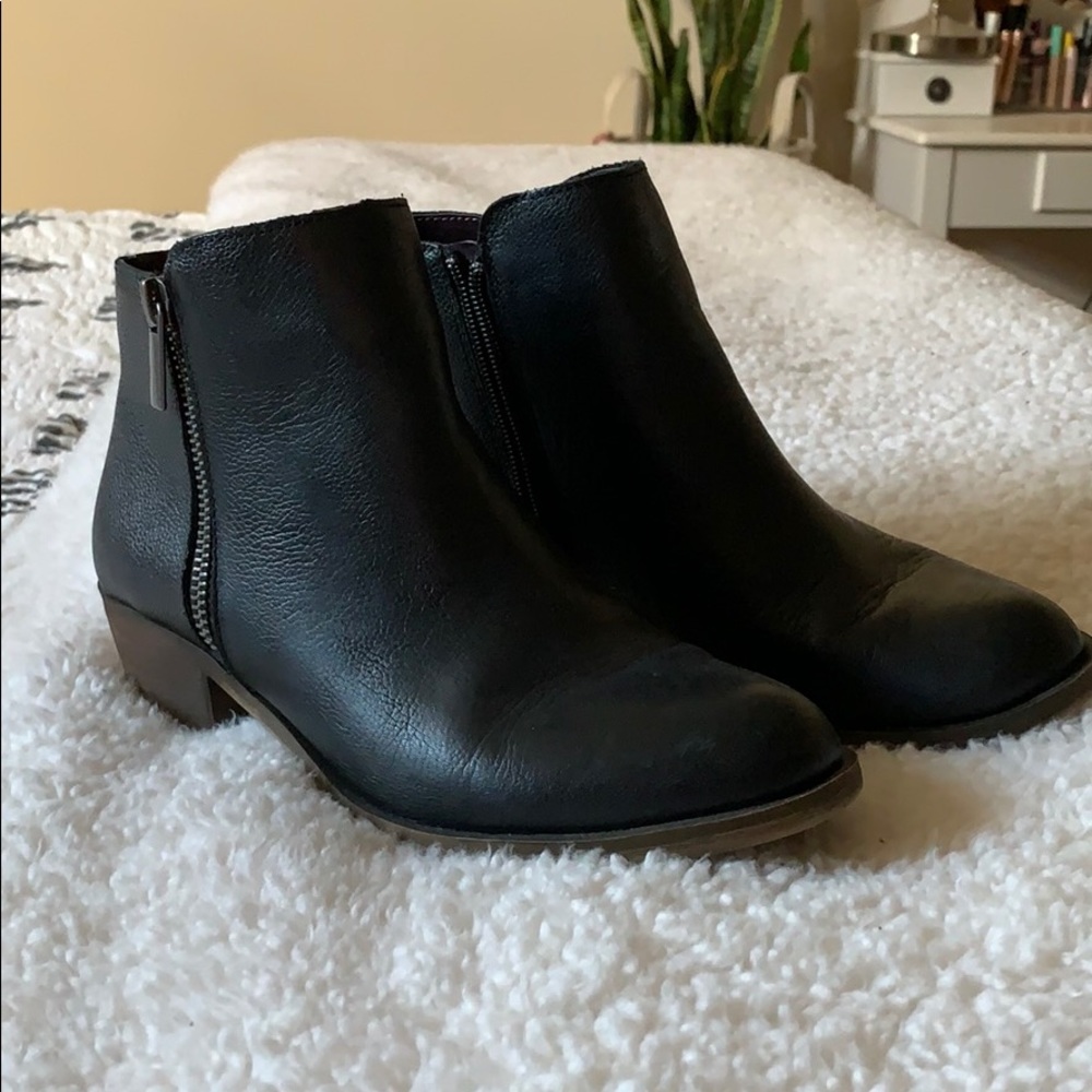 Kensie black womens booties